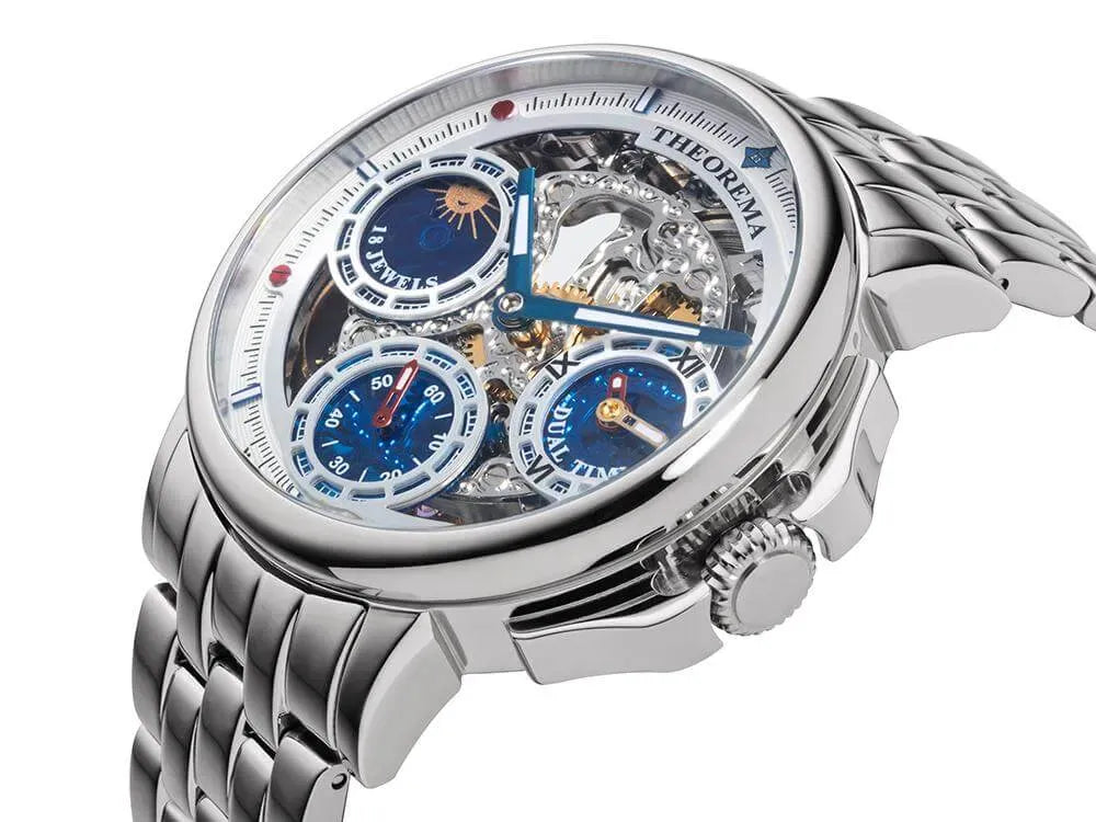Dual-Time Buenos Aires GM-114-6 | Silver | Theorema, Germany