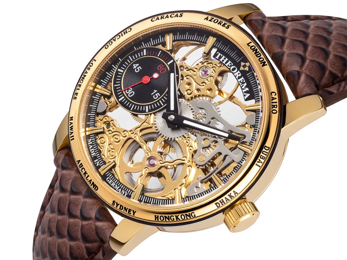Engraved dial full skeleton Toronto GM-106-4 Theorema, Germany