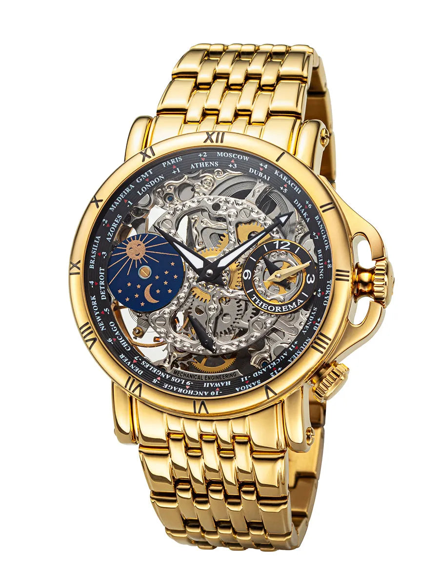 Dual-time Sao Paulo GM-103-8 Gold Theorema Germany