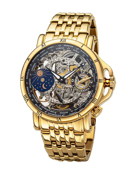 Dual-time Sao Paulo GM-103-8 Gold Theorema Germany – Theorema Watches