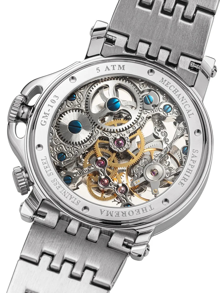 Dual-time Sao Paulo GM-103-7 Silver Theorema, Germany – Theorema