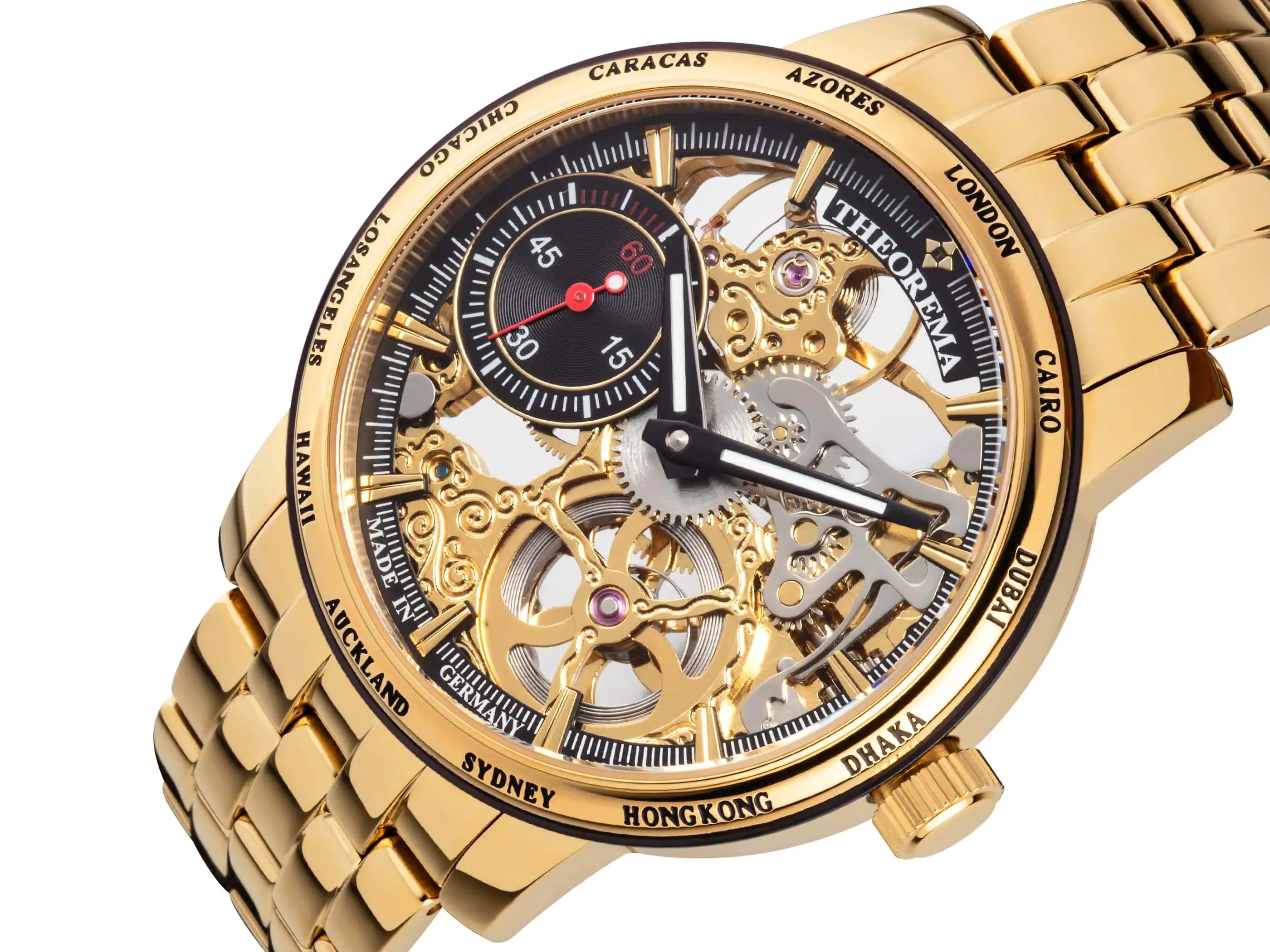 Engraved dial full skeleton Toronto GM-106-10 Theorema, Germany