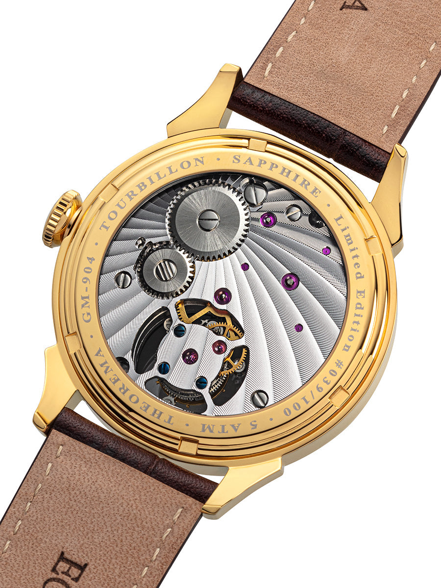 Limited Lugano Tourbillon by Theorema Germany GM-904-4 |Gold|