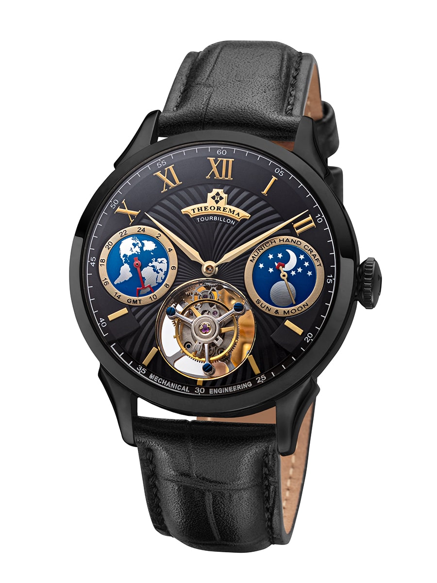 Limited Lugano Tourbillon by Theorema Germany GM-904-5 |Black|