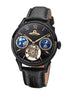 Limited Edition. Lugano Tourbillon by Theorema Germany - GM-904-5 |Black|