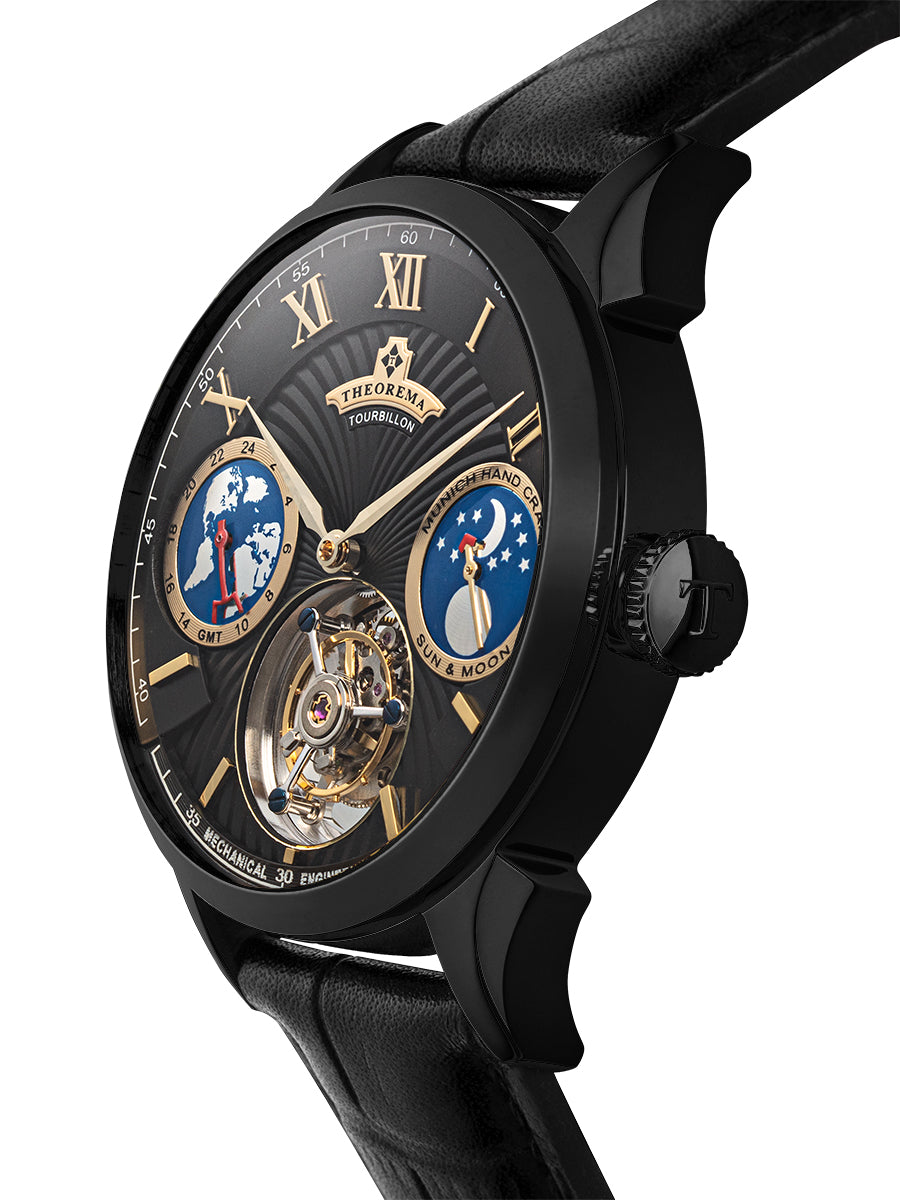 Limited Lugano Tourbillon by Theorema Germany GM-904-5 |Black|